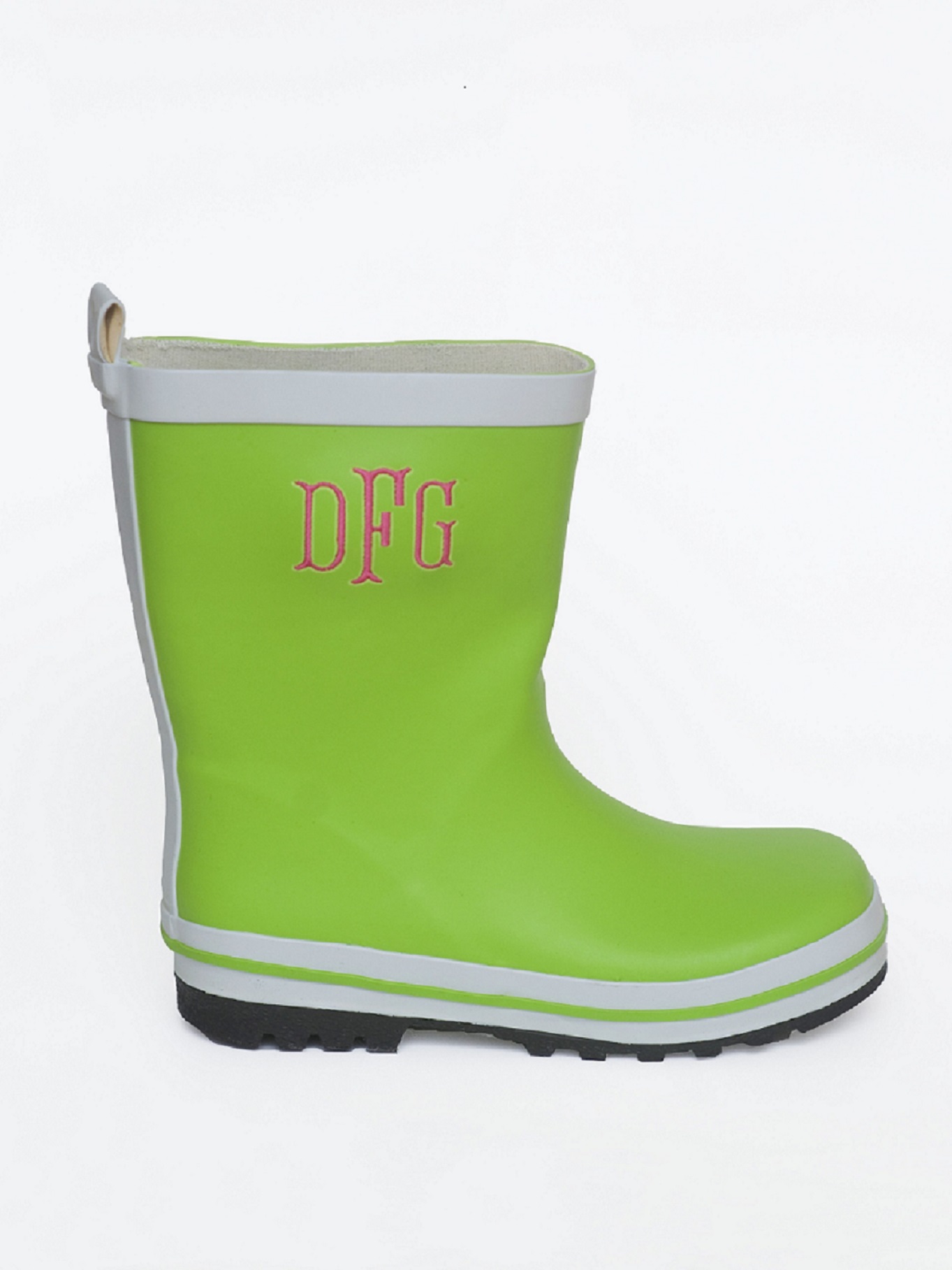 Childrens Boots - Lime